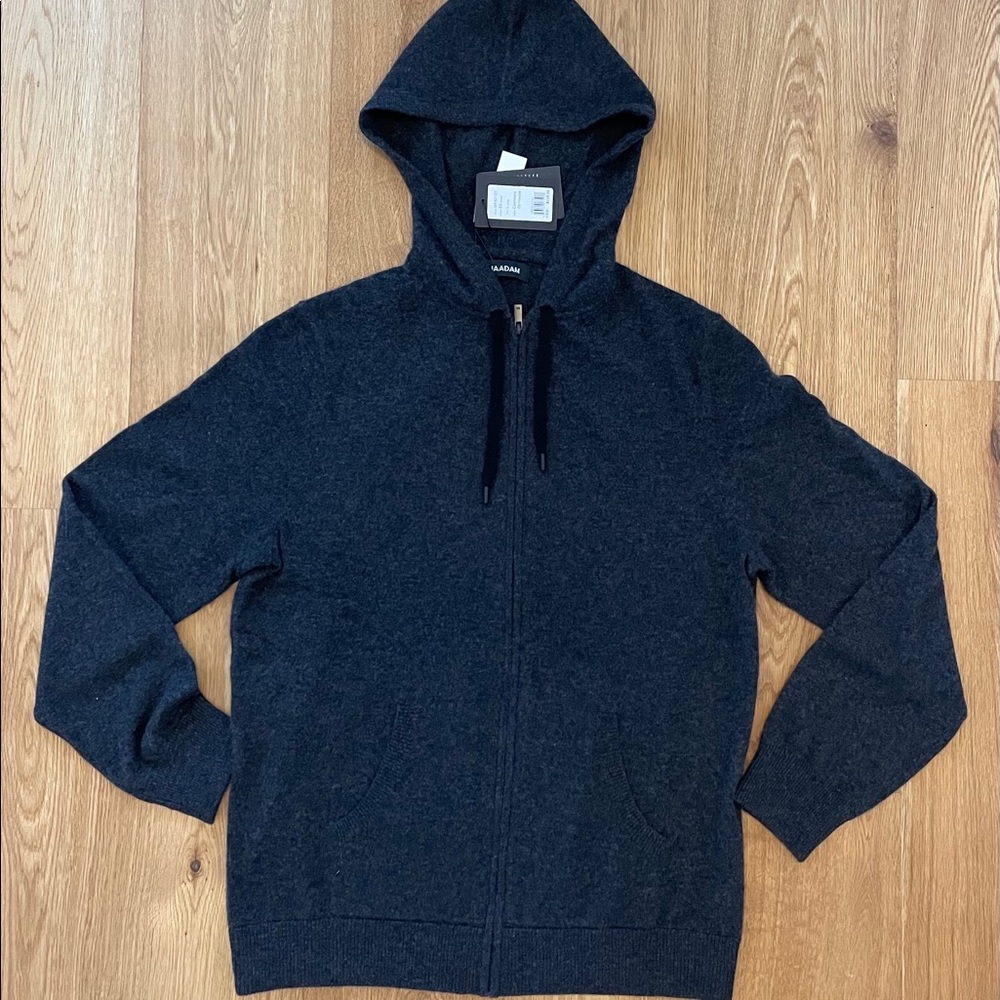 Naadam Cashmere Zip Hoodie
